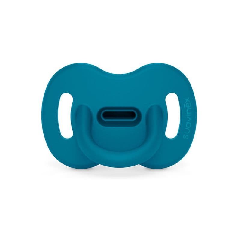 Chupete 0-6 Meses Todosilicona Fisiologico Sx Pro Intense Azul