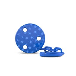 Broche pinza de chupetes +0 meses azul