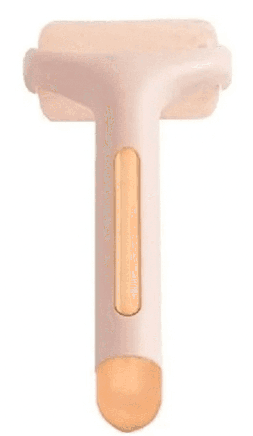 Rodillo De Hielo Facial Masajeador Facial Rodillo Frio Rosado Pastel