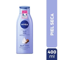 NIVEA Crema Humectante Soft Milk (400ml) Azul