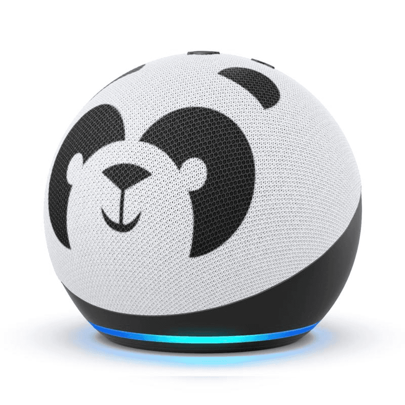 Amazon Echo Dot 4 Generacion Edicion Infantil Diseno Panda Blanco
