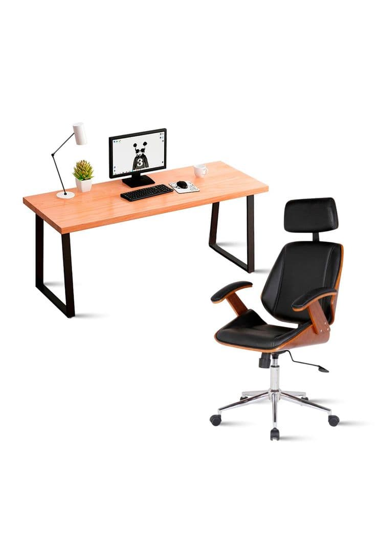 Set Nordic Work MDF - Natural