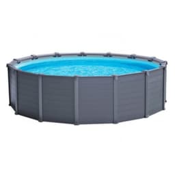 Piscina Estructural INTEX Graphite Grey Panel 478 x 124 cm, 16.805L Gris