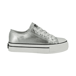 ZAPATILLAS URBANAS ALQUIMIA PLATEADO MUJER 5881-21 Plata 36