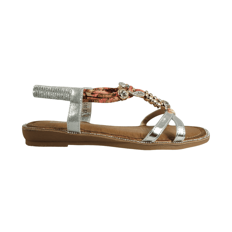 SANDALIAS PICCADILLY PLATA MUJER 301-8016 Plateado 37