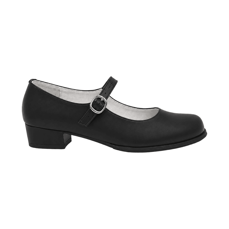 ZAPATOS DE CUECA ALQUIMIA NEGRO MATE TALLAS 22/25 INFANTIL | 3073-02/3 23