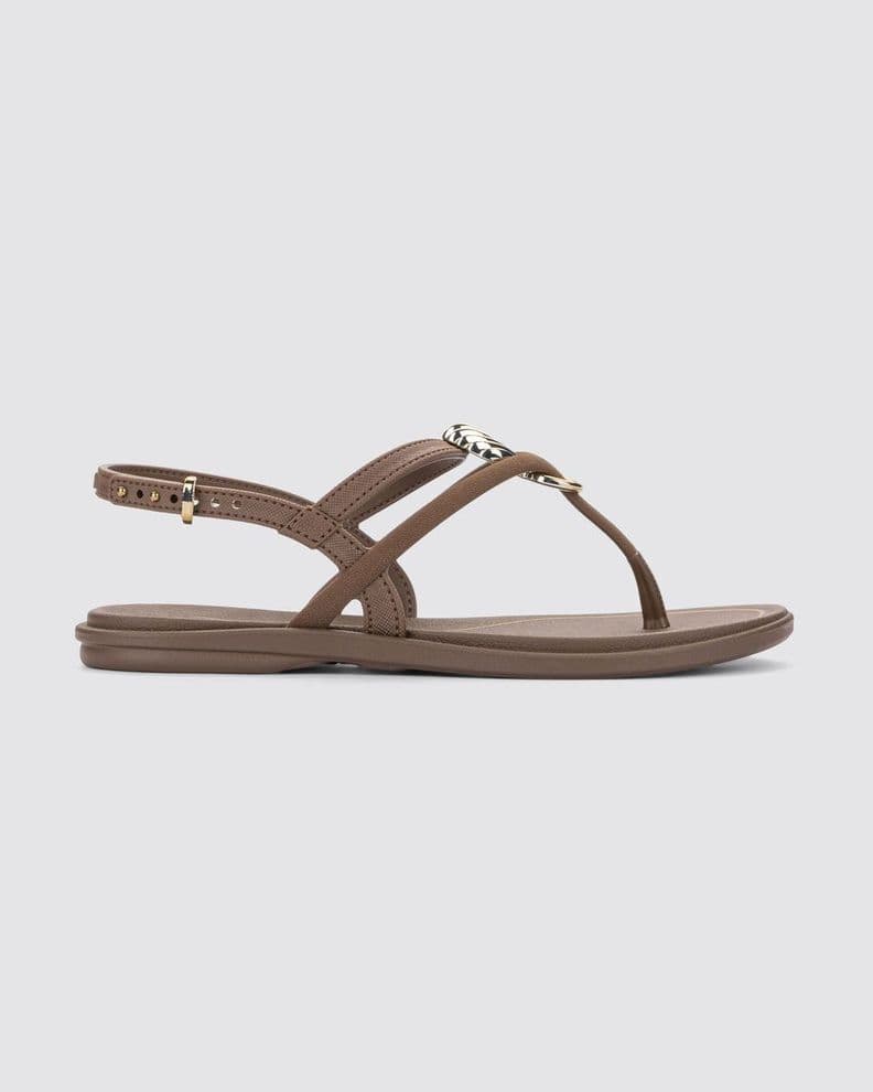 Sandalia Mujer Marron Mar Grendha Cafe CL 36
