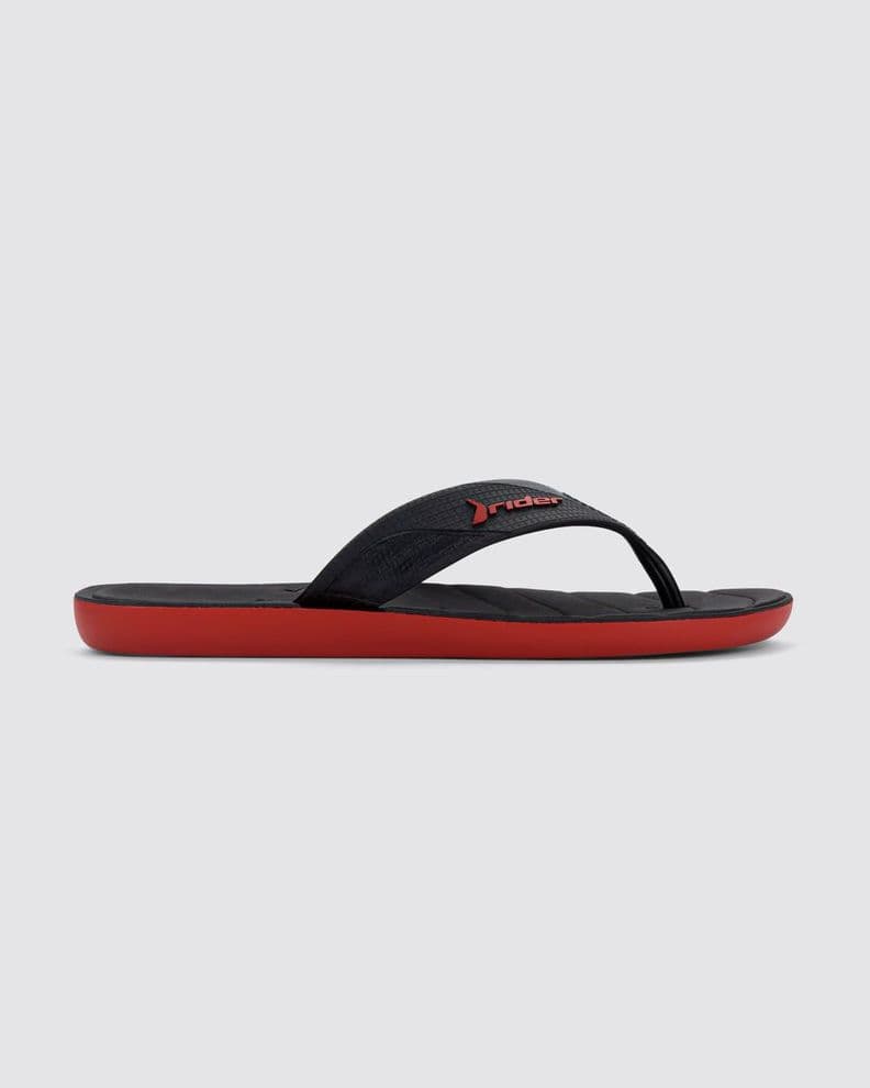 Sandalia Hombre Negro/Rojo Plus Rider 44 45