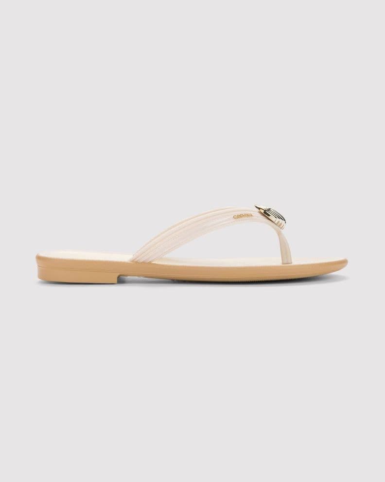 Sandalia Mujer Hueso Refuge Grendha Beige CL 37