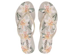Sandalia Mujer Beige Flor Rast Grendha CL 36