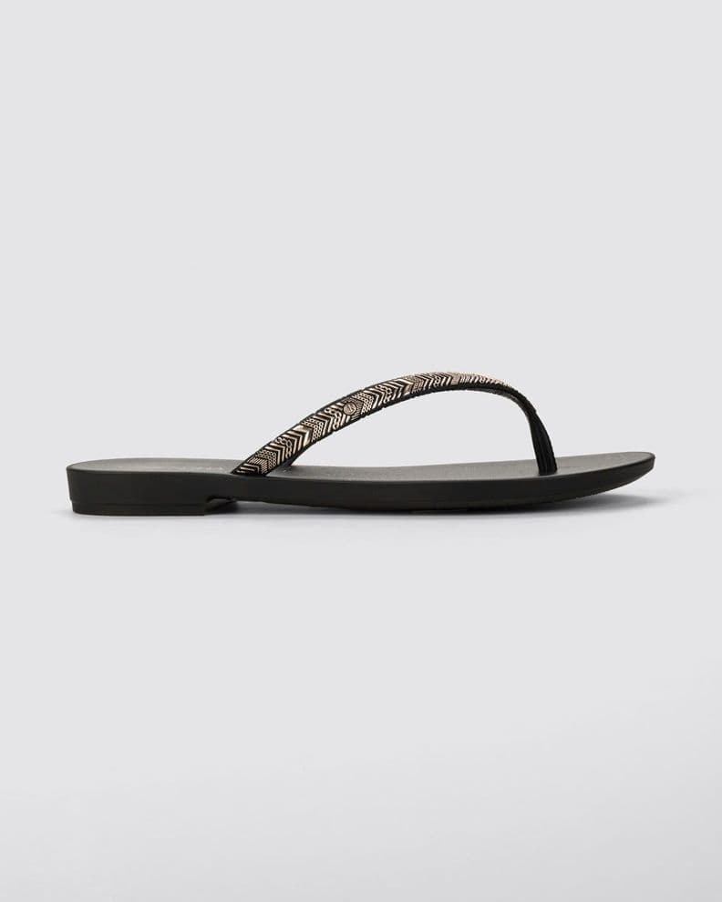 Sandalia Mujer Negro/Glitter Amor Grendha CL 36