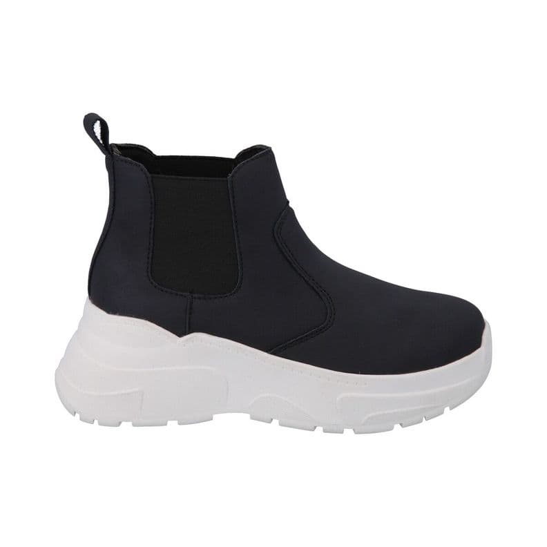 Botin Mujer Negro Plataforma Dunkin Police CL 35