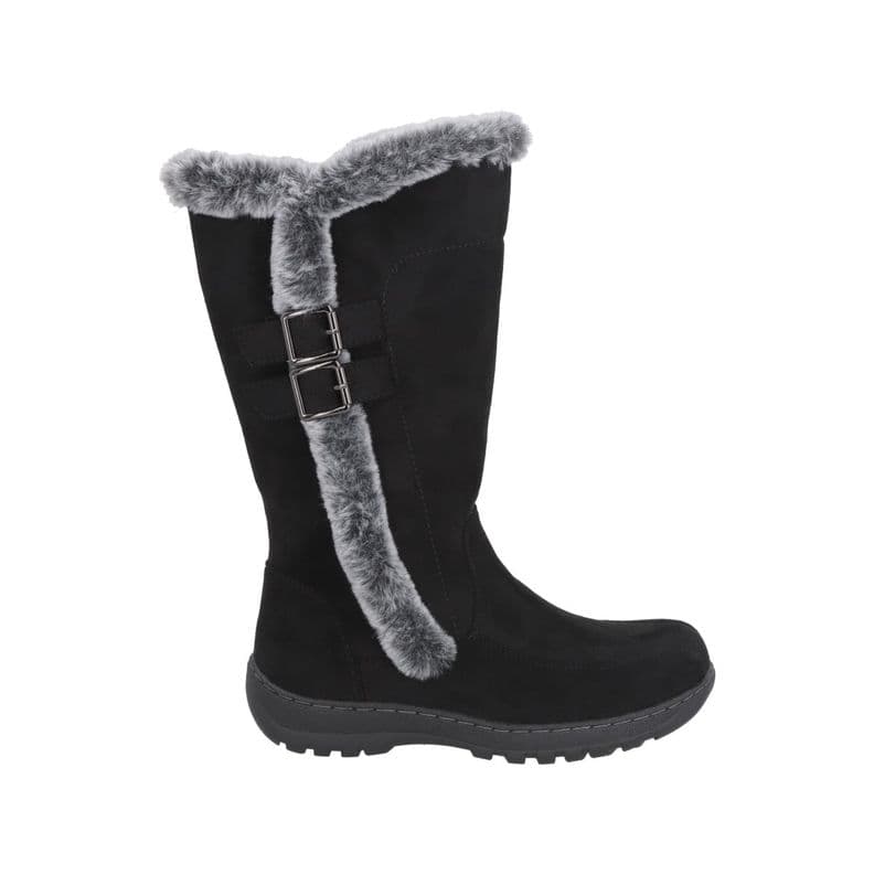Bota Chiporro Mujer Negro Winter Police 36