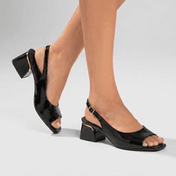Sandalia Mujer Negro/Charol Renee 25 Piccadilly CL 36