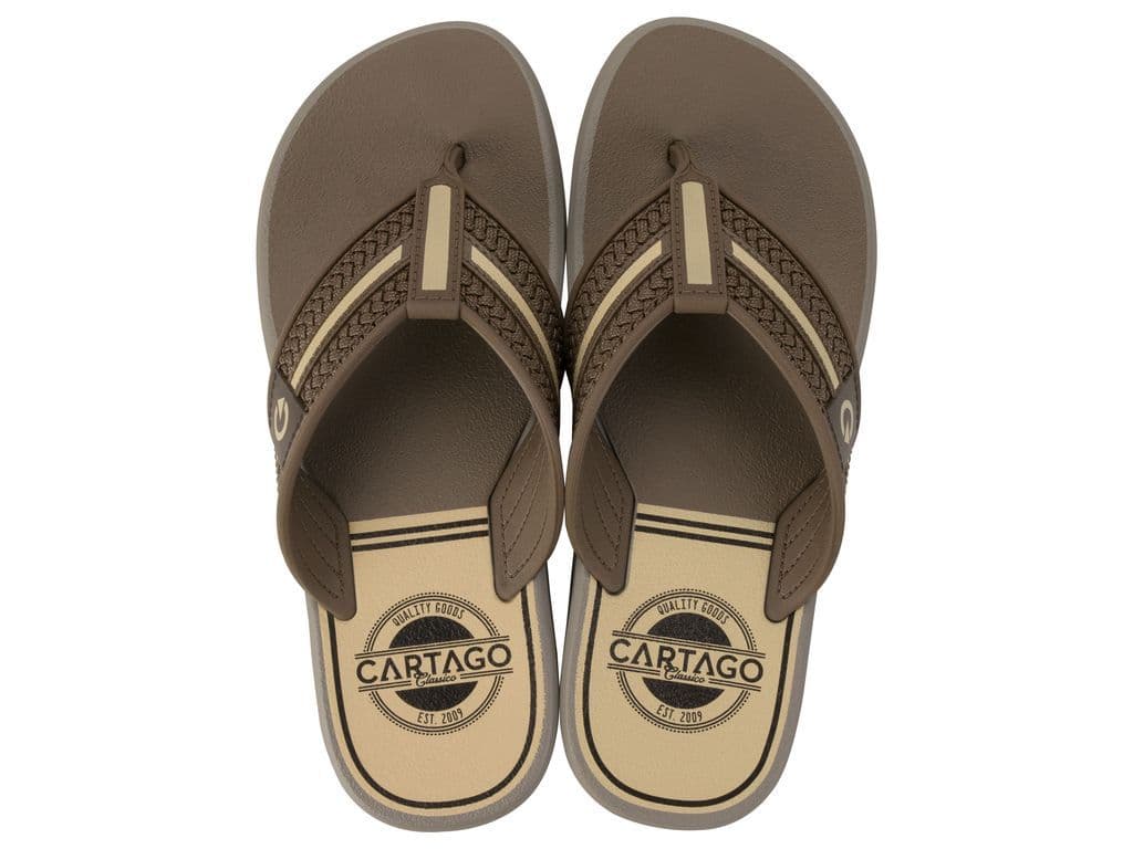 Sandalia Hombre Gris/Cafe Palermo Cartago 44 45
