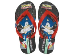 Sandalia Infantil negro/Rojo Sonic Lets Ipanema 26/27