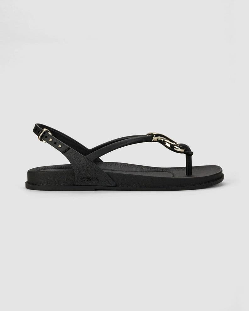 Sandalia Mujer Negro Muse Grendha 34 35