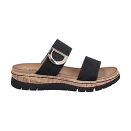 Sandalia Mujer Negro Plataforma Kathe Police CL 37