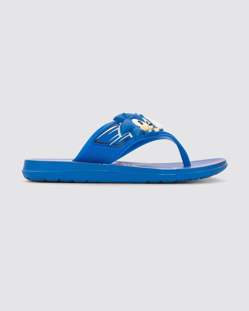 Sandalia Infantil Azul Super Flop Sonic Ipanema 27 28