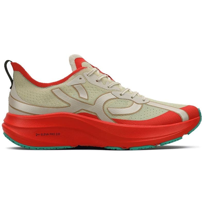Zapatilla Running Mujer Corre 4 Celeste/Rojo/Arena CL 37