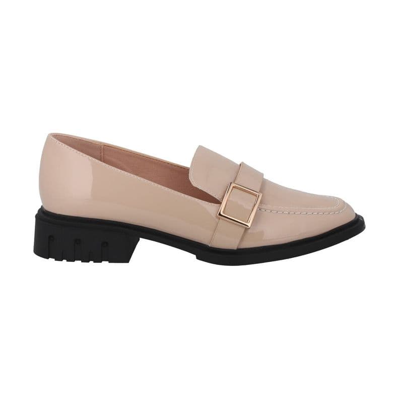 Mocasin Mujer Beige Comfy Police 38