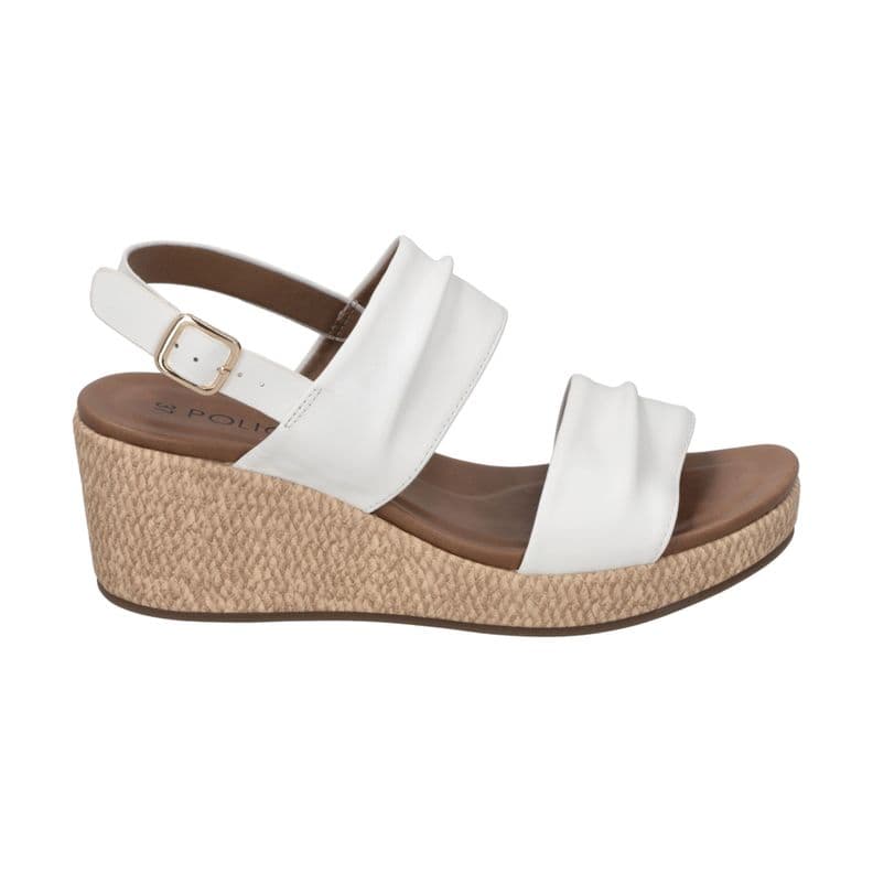 Sandalia Mujer Blanco Amber Police CL 36