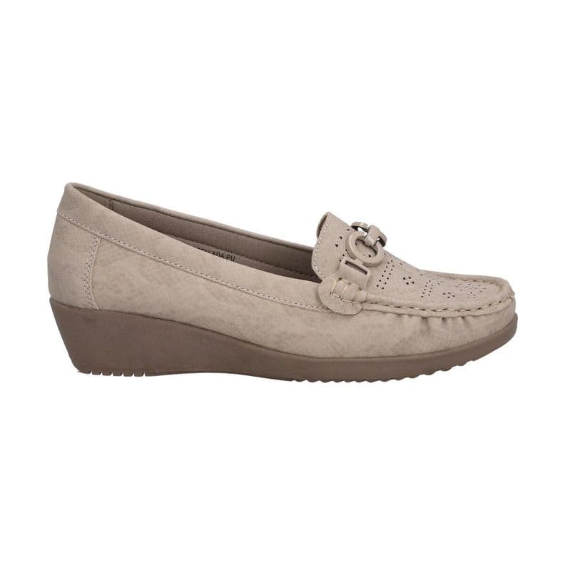 Mocasin Mujer Taupe Lali 2 Police