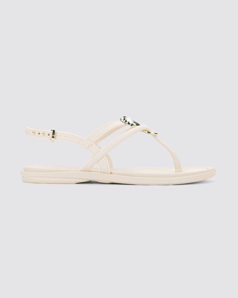 Sandalia Mujer Hueso Mar Grendha Beige 40 41