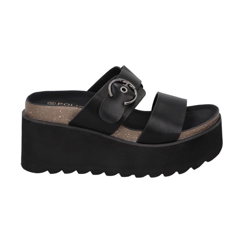 Sandalia Mujer Negro Nora Police CL 39