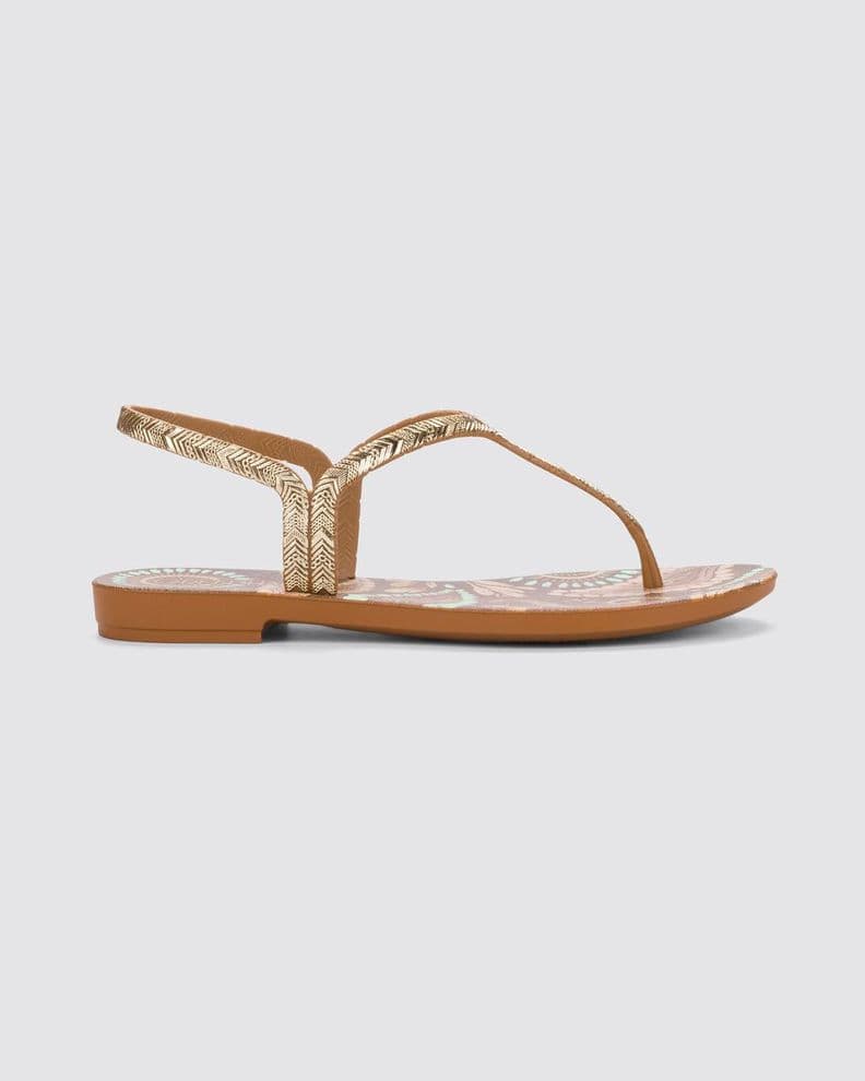 Sandalia Mujer Marron/Glitter Amor Em Grendha Cafe 40 41
