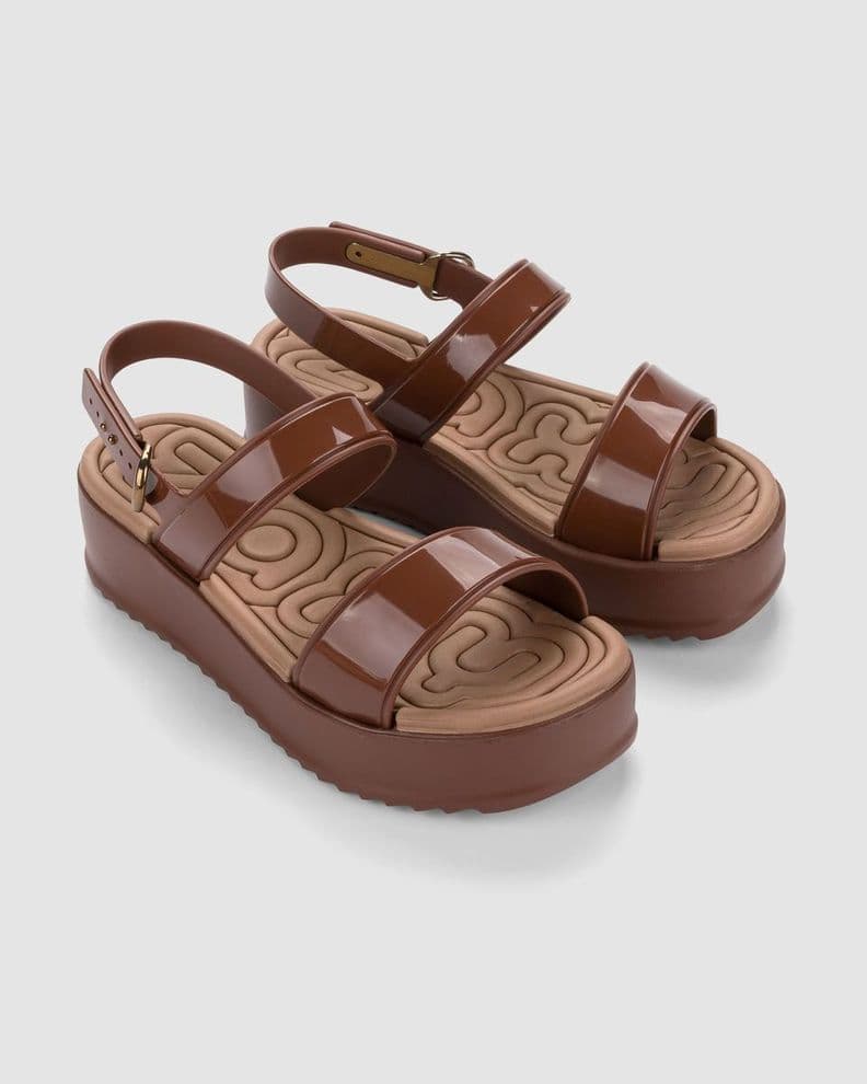 Sandalia Mujer Cafe Tag Zaxy Negro CL 37