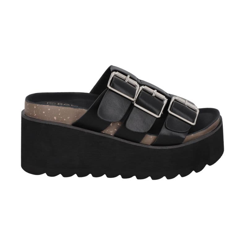 Sandalia Mujer Negro Novat Police CL 39