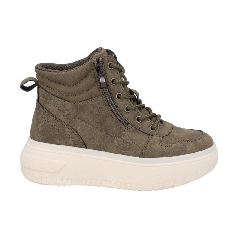Botin Mujer Verde Plataforma Sole 075 Police CL 39