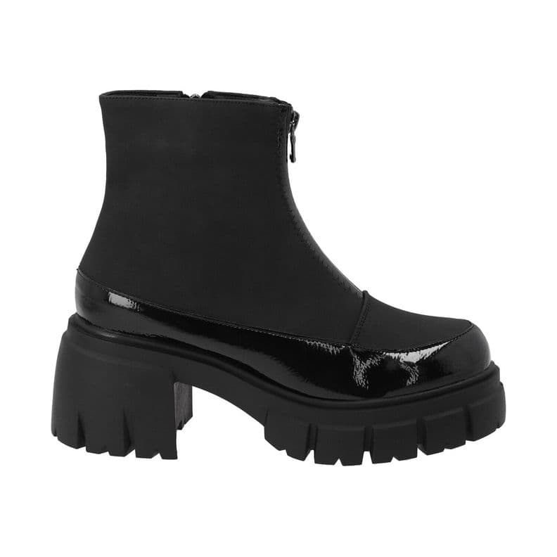 Botin Mujer Negro Plataforma Eva Detogni 40