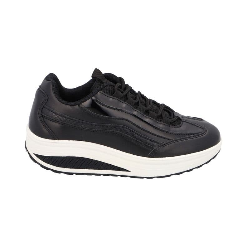 Zapatilla Urbana Mujer Negro Fiorella Detogni