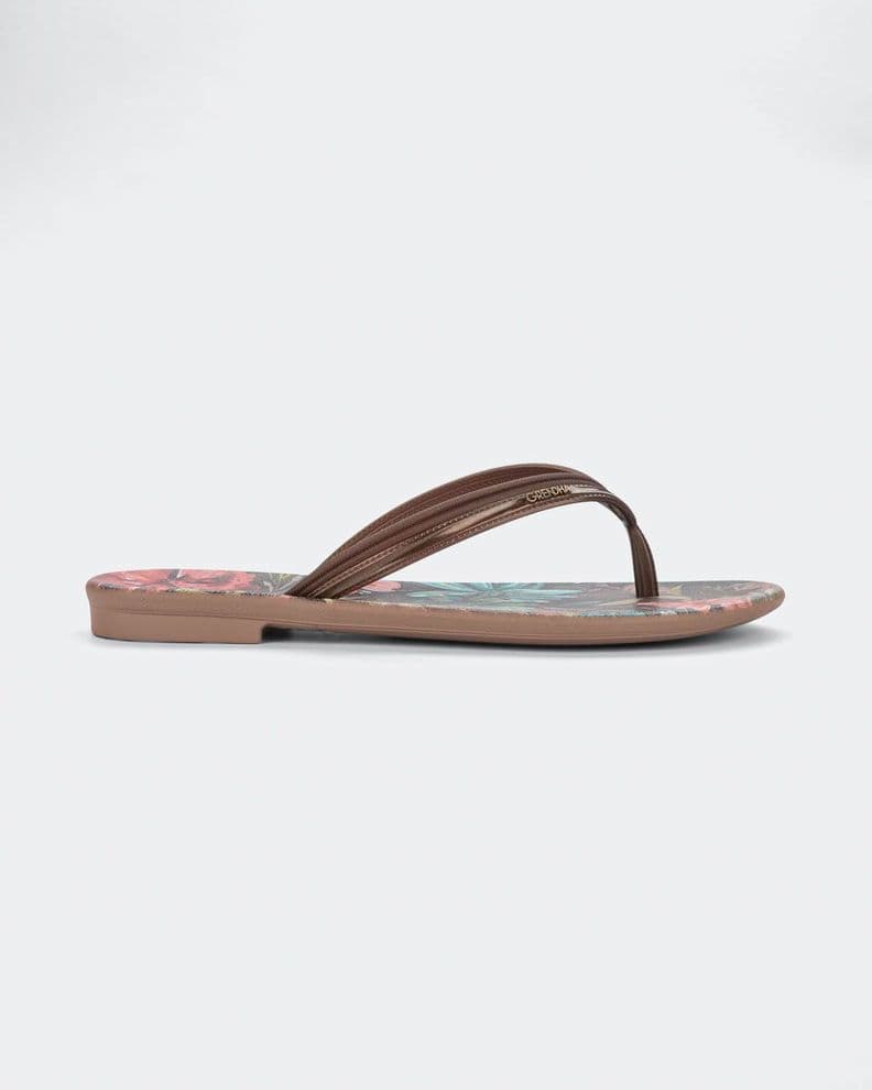 Sandalia Mujer Bronce Exotica Grendha Cafe 34 35
