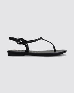 Sandalia Mujer Negro Rasteira Grendha CL 37
