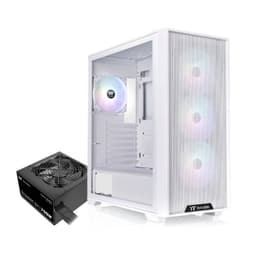 Gabinete + Fuente Thermaltake H390 TG ARGB C+P (750W) Snow Blanco