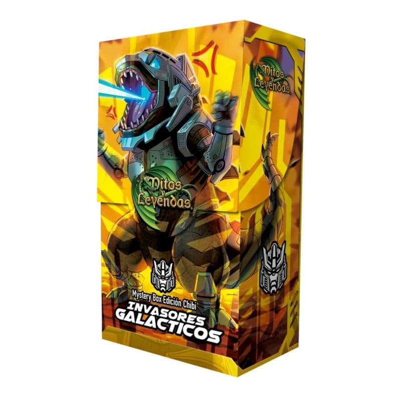 Mystery Box Kaiju vs Mecha: Titanes - Invasores Galacticos Negro