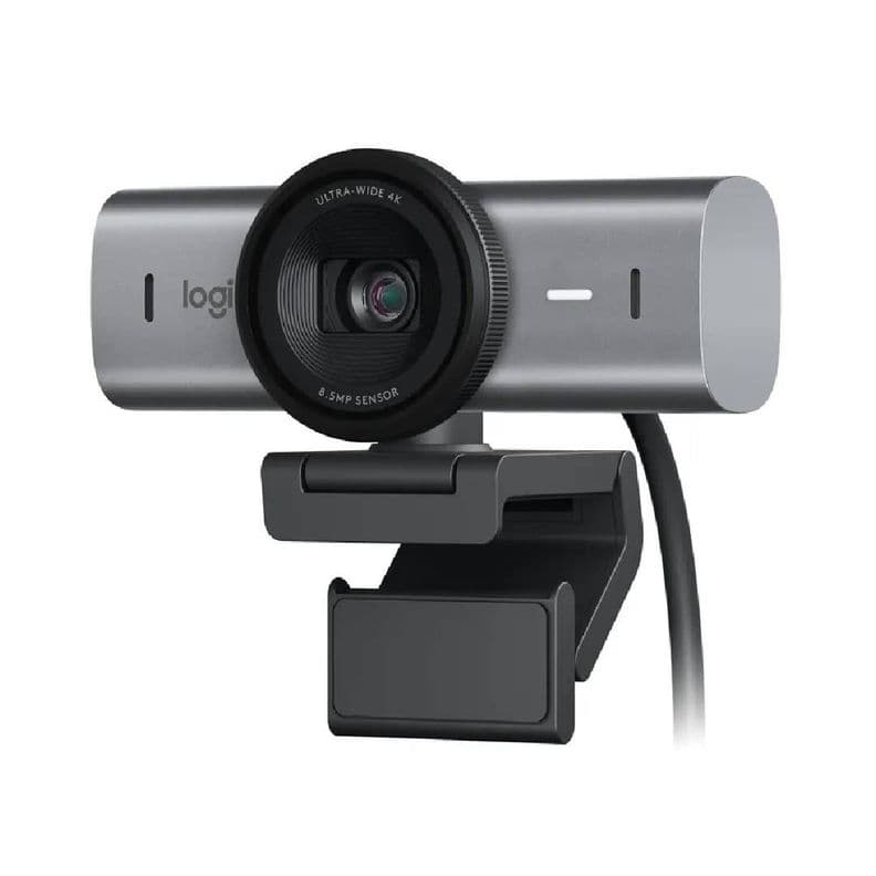 Camara Web Logitech MX Brio Grafito Ultra HD 4K Negro