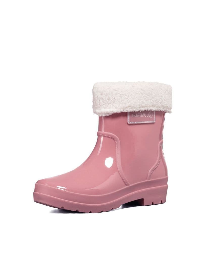 Botin De Agua Mujer Pvc Casual Impermeable Weide GH161 Rosado CL 39