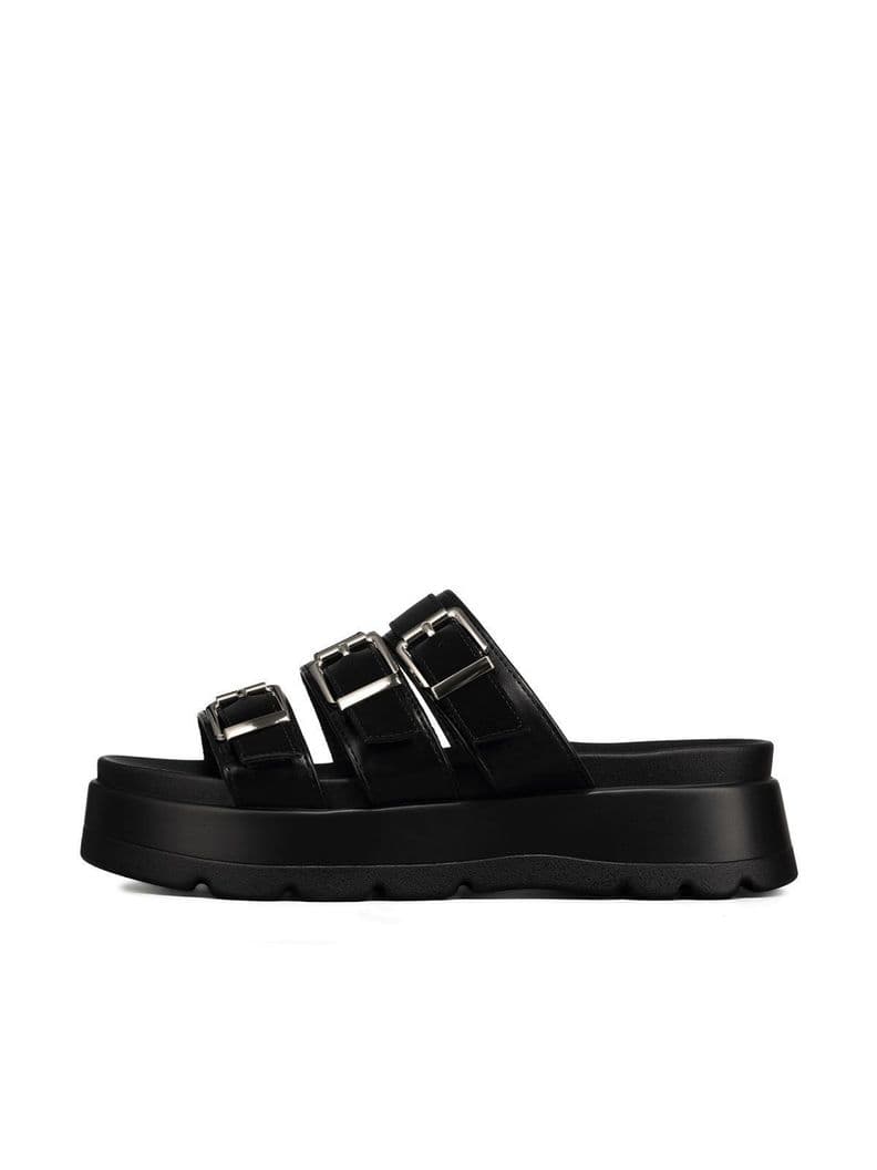 Sandalia Chala Casual Plataforma Hebilla Mujer Weide YOU529 Negro CL 39