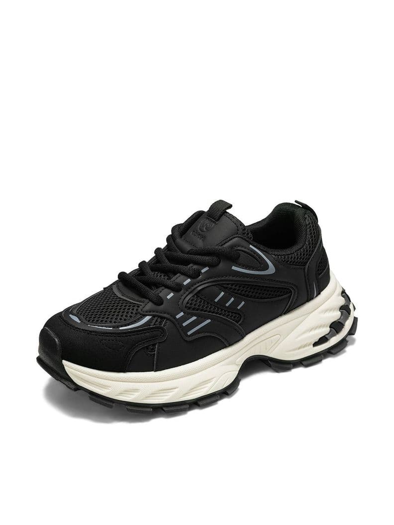 Zapatillas Malla PU Mujer Plataforma Weide TFA330 Negro CL 35