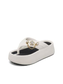 Sandalia Con Division De Dedo EVA Confort Mujer Weide MJ02 Blanco CL 41