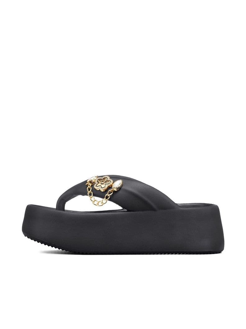 Sandalia Con Division De Dedo EVA Confort Mujer Weide MJ02 Negro CL 41