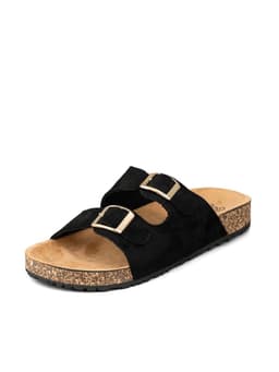 Sandalia Chala Casual Moda Confort Hebilla Mujer Weide LT131 Negro CL 41