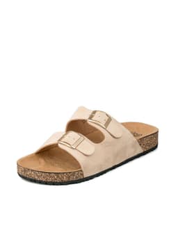 Sandalia Chala Casual Moda Confort Hebilla Mujer Weide LT131 Beige CL 39