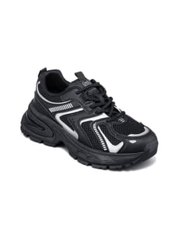 Zapatilla Deportiva Mujer De Malla Plataforma Weide LT206 Negro CL 40