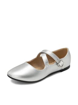 Ballerinas PU Mujer Plano Weide YOU591 Plateado CL 37