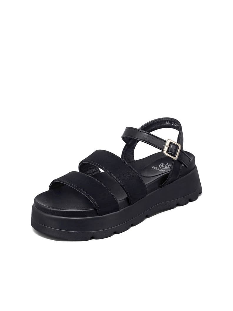 Sandalia Casual Plataforma Moda Confort Mujer Weide YOU528 Negro CL 39